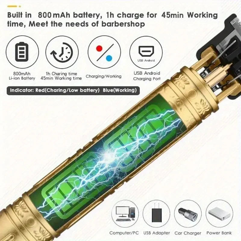 Mens Buddha Trimmer With Bluetooth Smartwatch Wireless