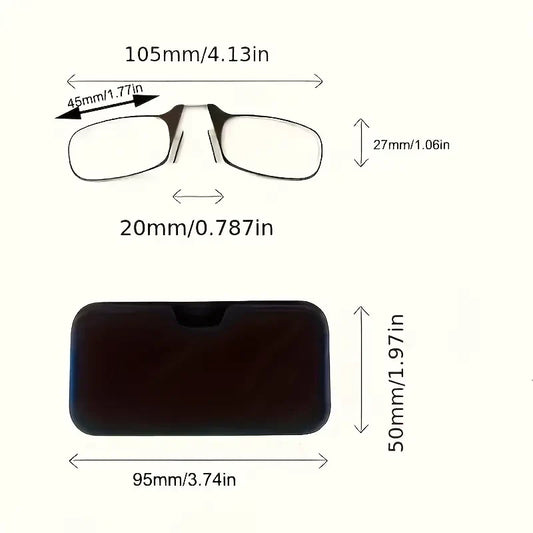 Clip Glasses Phone Case Nose Reading