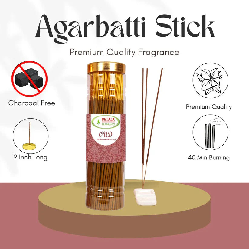 Chandan Gulab Lavender Oudh Agarbatti Promotional Bundle