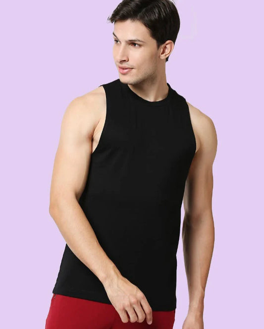 Mens Sleeveless Round Neck Vest