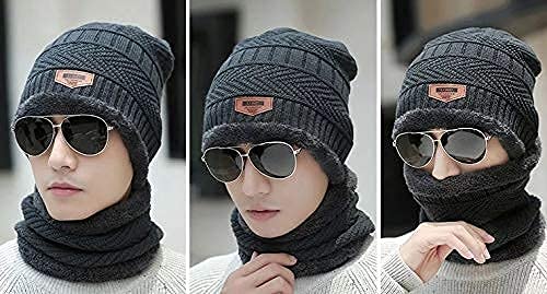 Winters Cap & Muffler for Men & Women(Gray)