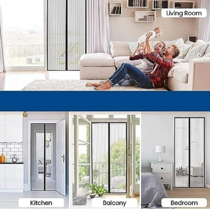 Magnetic Mosquito & Insect Repellant Screen Door