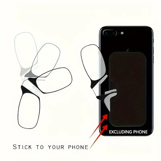 Clip Glasses Phone Case Nose Reading