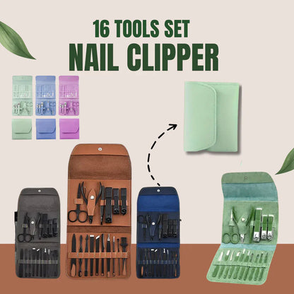 Professional Manicure & Pedicure Nail Grooming Kit