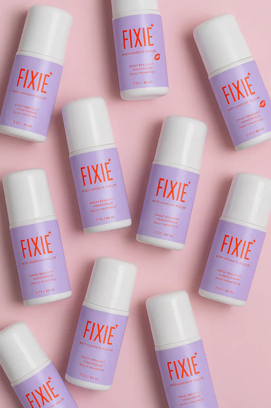 Fixie Instant Body Adhesive Roller Mess Stress