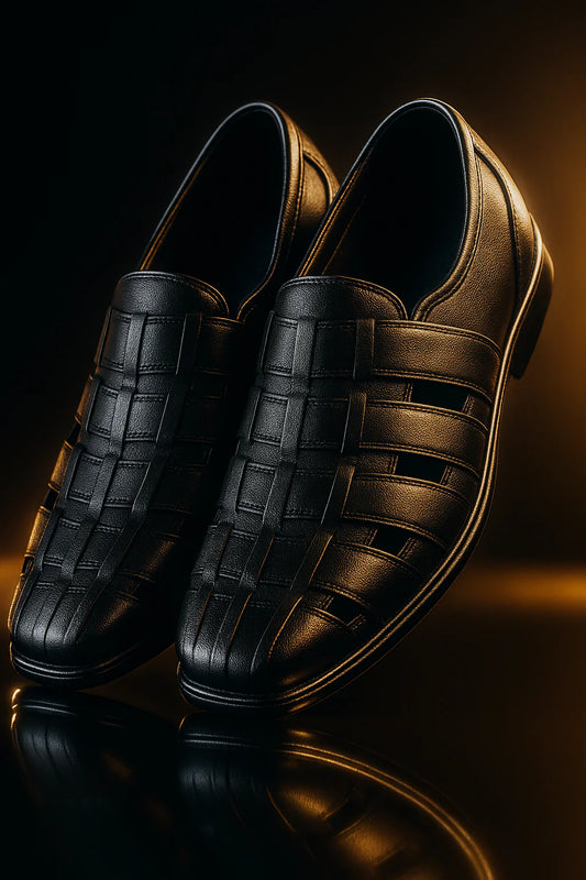 Casual Black Sandals For Men 299