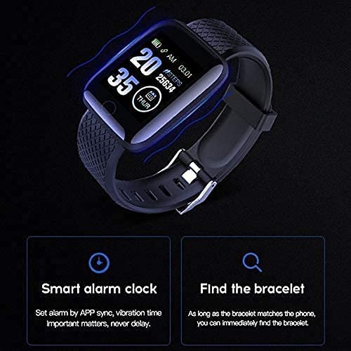 🖤Smart Fitness Bracelet Health Watch| ❤️Heart Rate | 👣Step Tracker | 🌙Sleep Monitor | 💧Waterproof