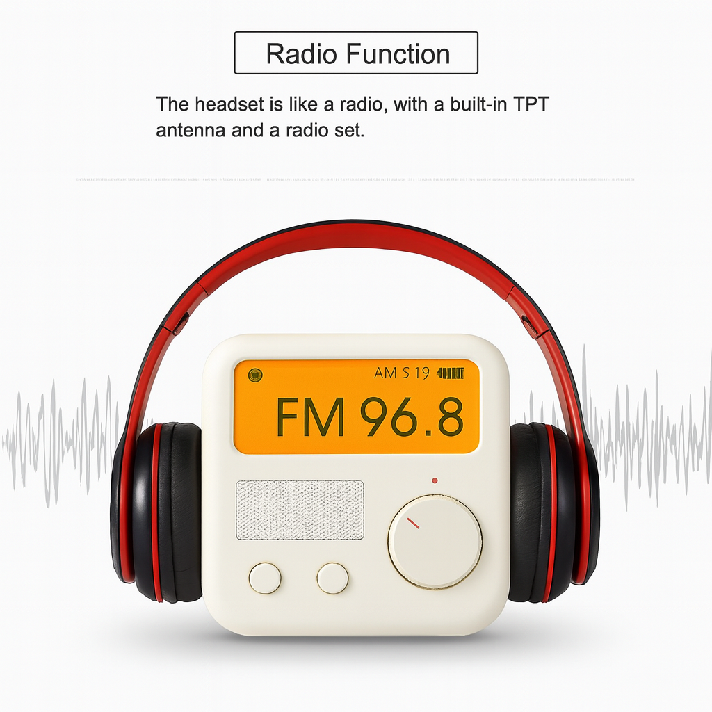P47 Bluetooth Headphones with Foldable Design