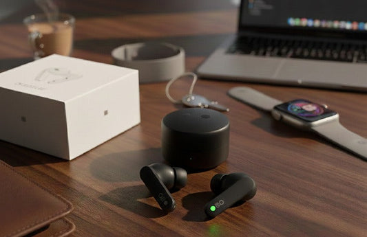 Round Wireless Earbuds with 12-Hour Playtime