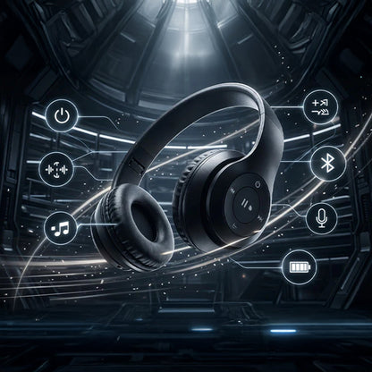 P47 Dual Mode Wireless & Wired Headphones with Mic