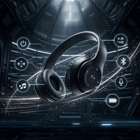 P47 Dual Mode Wireless & Wired Headphones with Mic