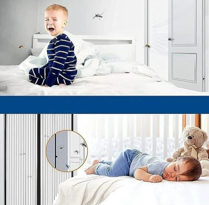Magnetic Mosquito & Insect Repellant Screen Door