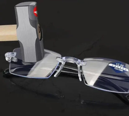 Power Glasses Rimless One Auto Focus Reading