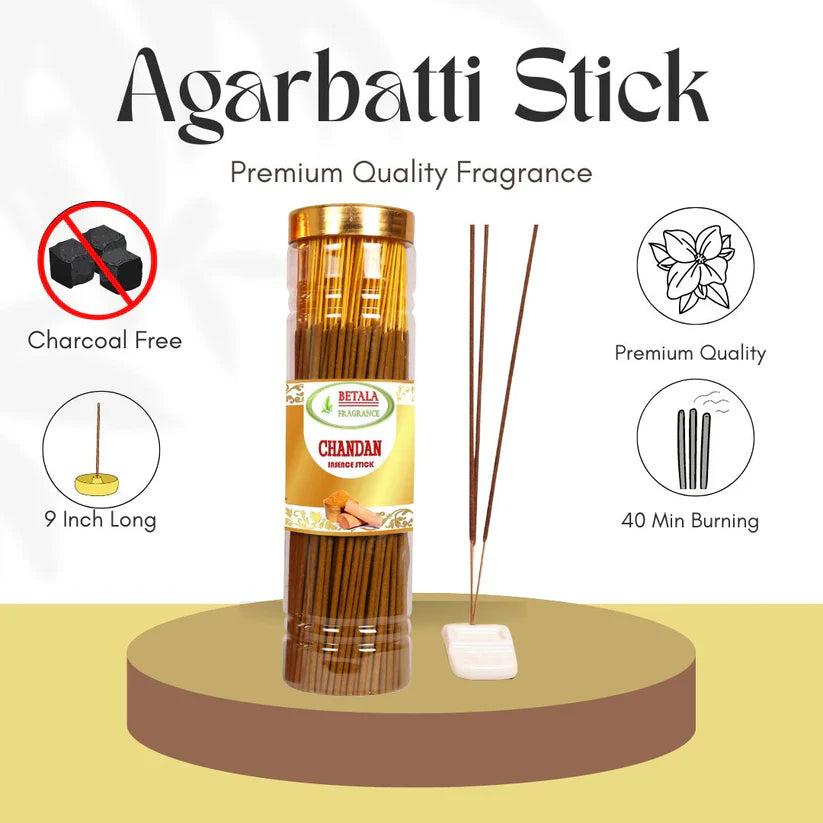 Chandan Gulab Lavender Oudh Agarbatti Promotional Bundle