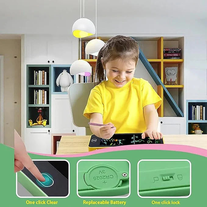Multi Functional Lcd Drawing Tablet Pencil Compass