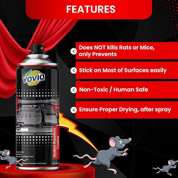 Rat Repellent Spray For Bike Truck Car