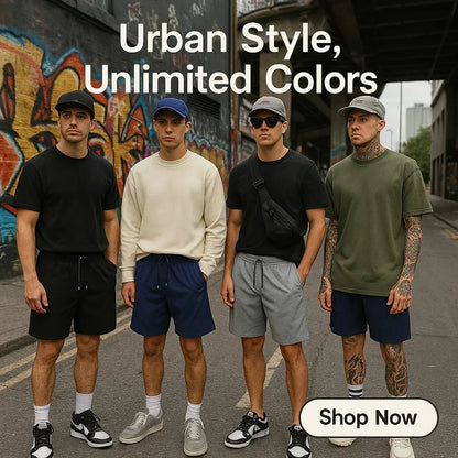Mens Stretch Shorts Soft Breathable Summer Wear