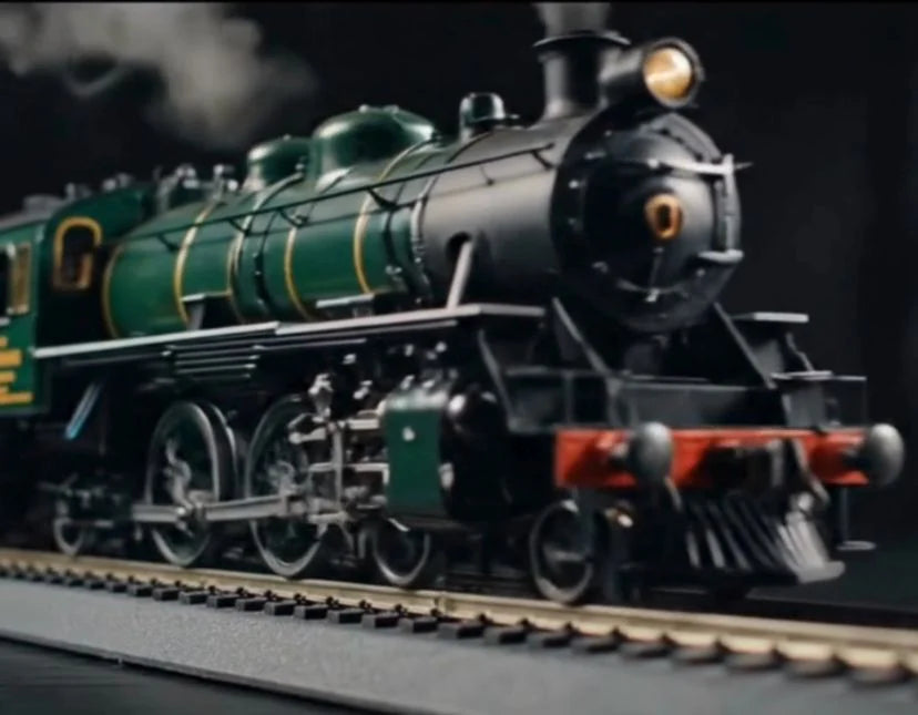 Rechargeable Train Track Set With Real Smoke