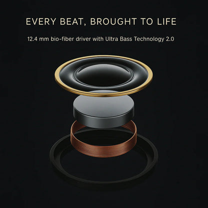 CMT Ultra Pro Earbuds with Active Noise Cancellation & HD Sound