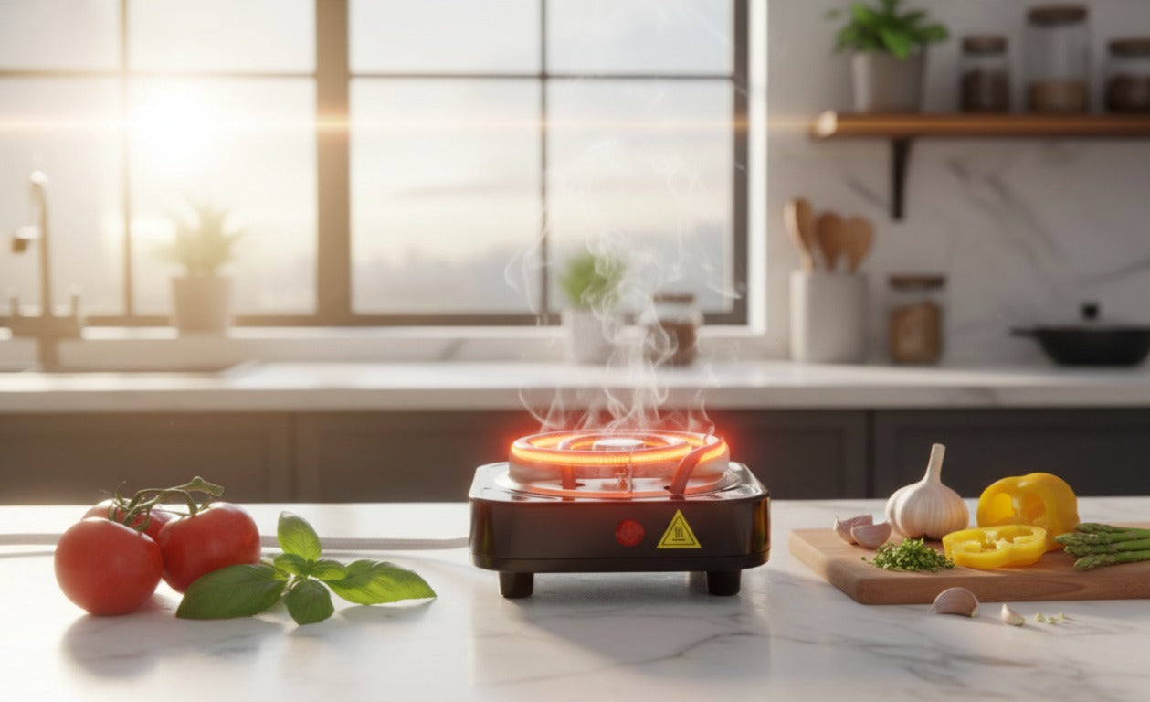 Multipurpose Radiant Electric Coil Stove