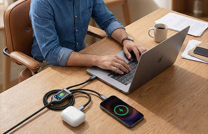 3-in-1 Fast Charging Nylon Braided Cable with 3A Output